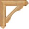 Ekena Millwork Olympic Arts & Crafts Rough Sawn Bracket, Western Red Cedar, 6"W x 30"D x 30"H BKT06X30X30OLY03RWR - alternate 4